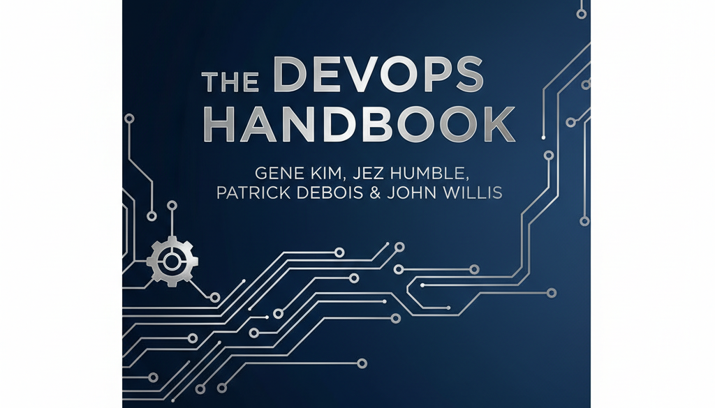 The Devops Handbook by Gene Kim, Jez Humble, Patrick Debois & John Willis Cover The Devops Handbook by Gene Kim, Jez Humble, Patrick Debois & John Willis Cover