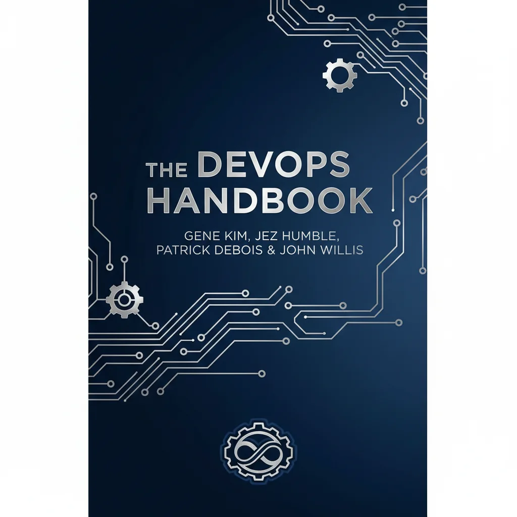The Devops Handbook by Gene Kim, Jez Humble, Patrick Debois & John Willis Cover