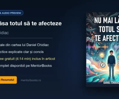 Rezumat Nu mai lăsa totul să te afecteze (Stop Letting Everything Affect You) de Daniel Chidiac - MentorBooks