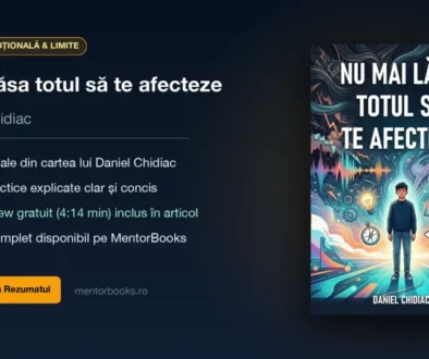 Rezumat Nu mai lăsa totul să te afecteze (Stop Letting Everything Affect You) de Daniel Chidiac - MentorBooks