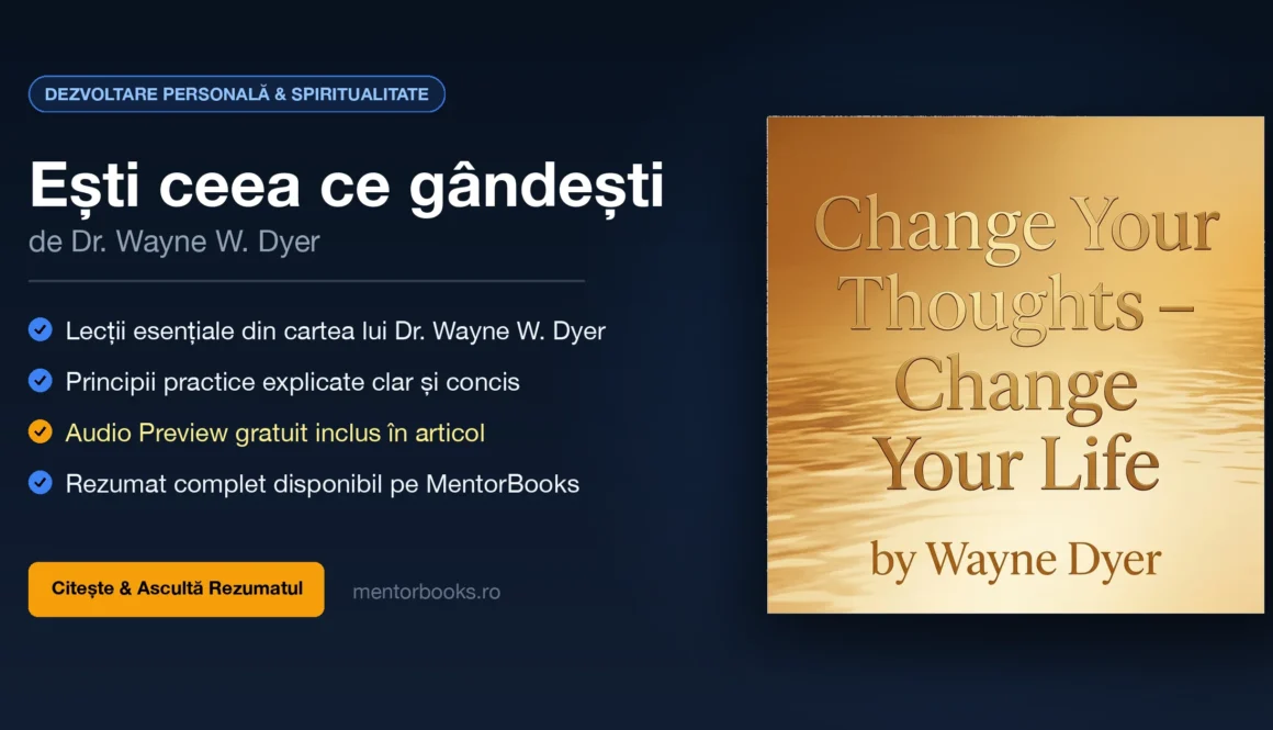 banner_esti_ceea_ce_gandesti_teaser Rezumat Ești ceea ce gândești (Change Your Thoughts – Change Your Life) de Wayne Dyer - MentorBooks